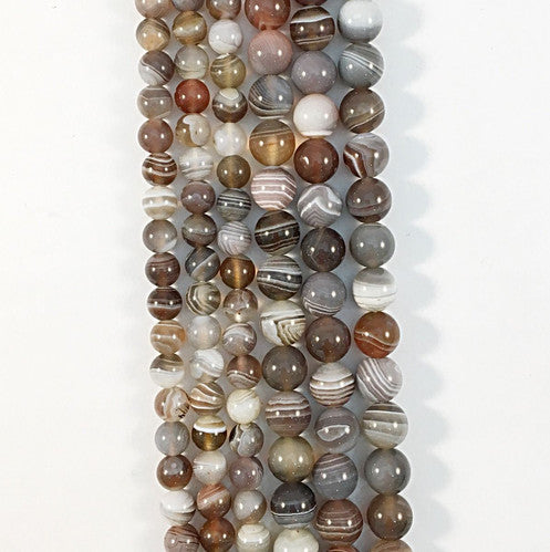 Botswanna Agate Natural Stone Beads