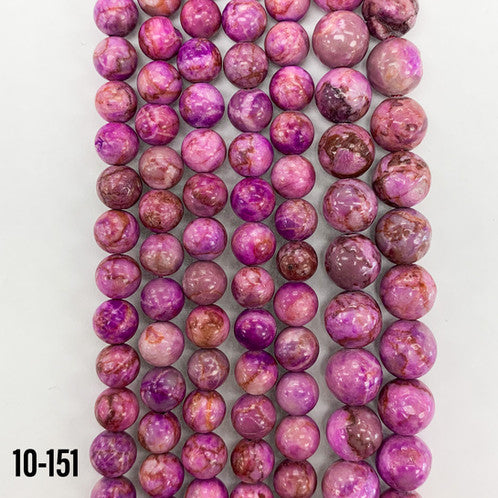 Howlite Dyed Purple Natural Stone Beads