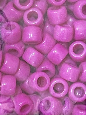 Pony Beads Fuchsia bulk Pack 1950 pcs