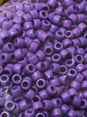 Pony Beads Purple bulk Pack 1950 pcs