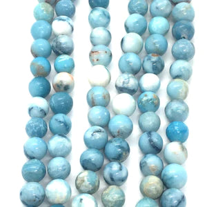 Chinese Larimar Natural Stone Beads