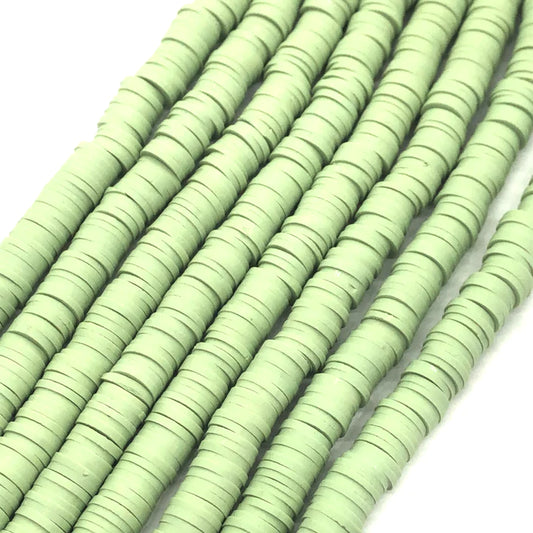 Mint Green Heishi Polymerclay Beads