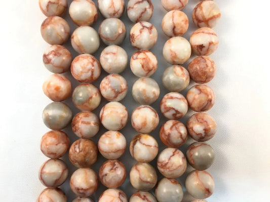 Red Lined Jasper Natural Stone Beads