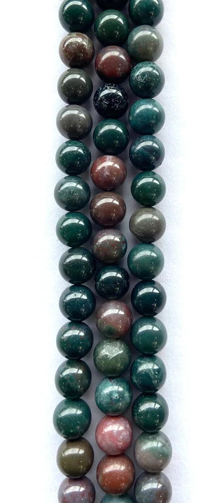 Indian Bloodstone Natural Stone Beads