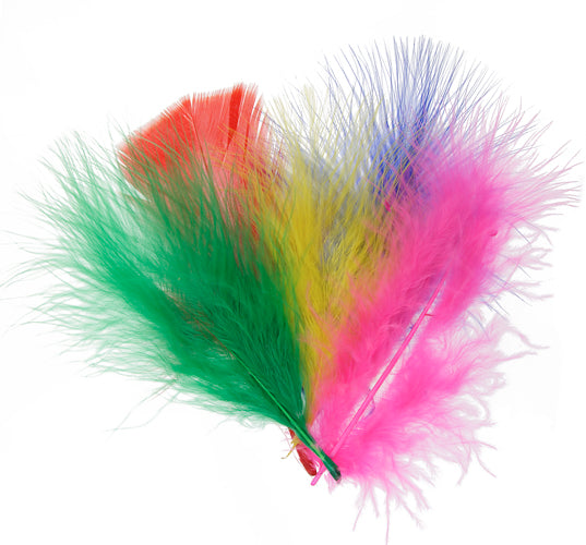 Marabou Feathers, Solid Colour