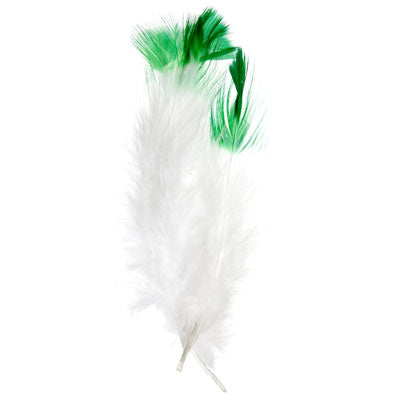 Marabou Feathers, Two-Tone