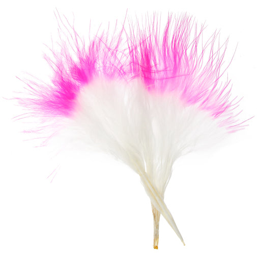 Marabou Feathers, Two-Tone