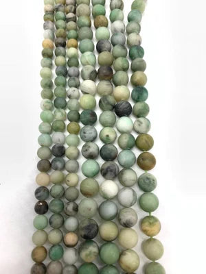 Matte African Jade Natural Stone Beads