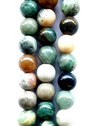 Ocean Jade 6mm Natural Stone Beads