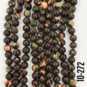 Plum Blossom Agate Natural Stone Beads