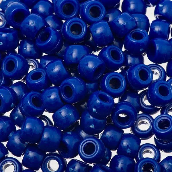 Pony Beads Royal Blue bulk Pack 1950 pcs