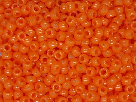 Pony Beads Orange bulk Pack 1950 pcs