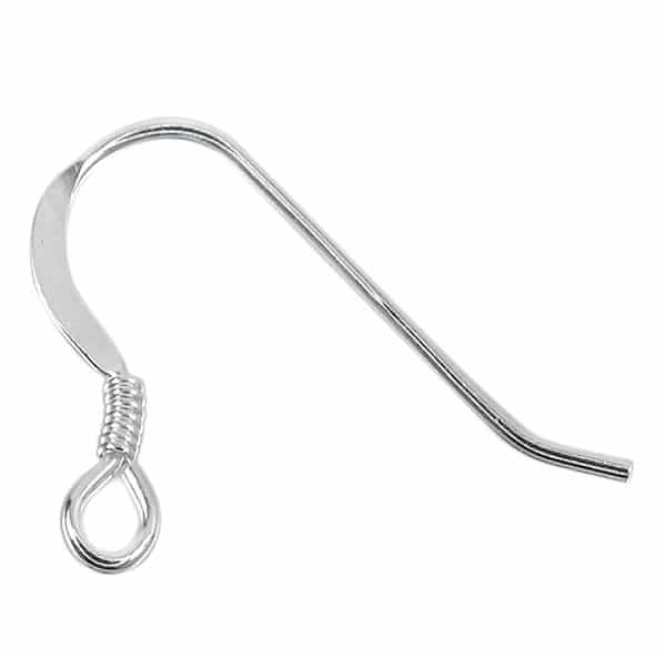 Sterling Silver smooth fish/shepherd hook