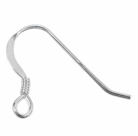 120 Pcs Silver Earring Hooks Beads for DIY Jewelry Making Ear Wires Supplies Kit, Women's, Size: One Size