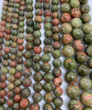 Unakite Natural Stone Beads